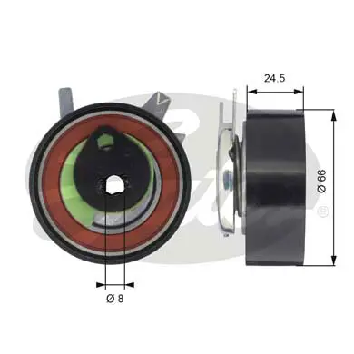 PG tensioners T43048 POWERGRIP TENSIONER Gates 