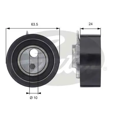 PG tensioners T43049 POWERGRIP TENSIONER Gates 