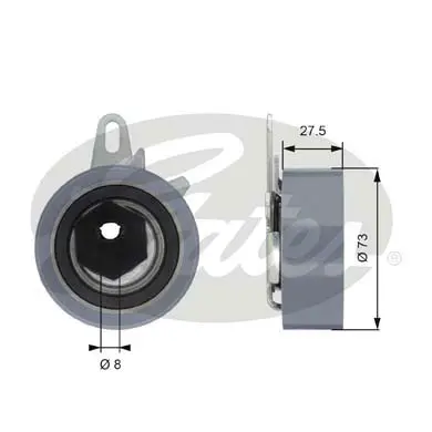 PG tensioners T43054 POWERGRIP TENSIONER Gates 