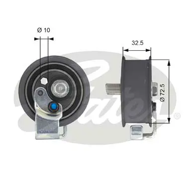 PG tensioners T43065 POWERGRIP TENSIONER Gates 