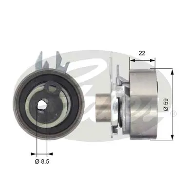 PG tensioners T43070 POWERGRIP TENSIONER Gates 