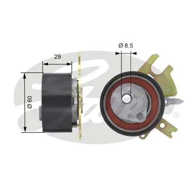 PG tensioners T43089 POWERGRIP TENSIONER Gates 