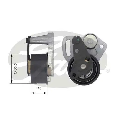 PG tensioners T43107 POWERGRIP TENSIONER Gates 