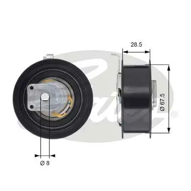 PG tensioners T43110 POWERGRIP TENSIONER Gates 