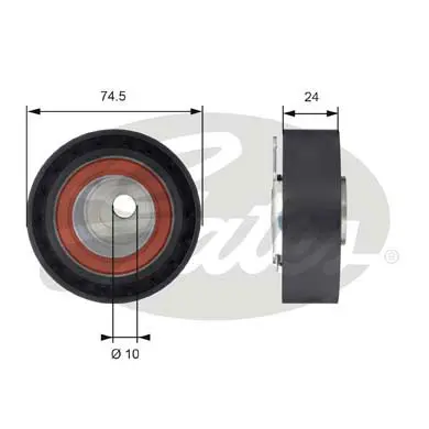 PG tensioners T43116 POWERGRIP TENSIONER Gates 