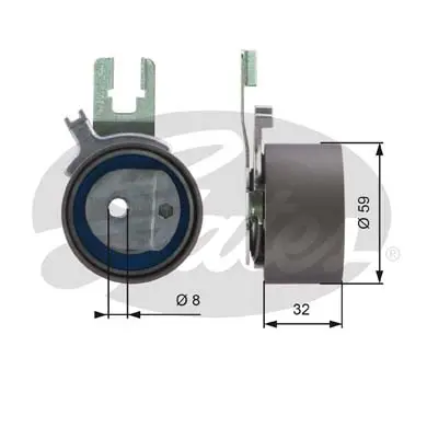 PG tensioners T43119 POWERGRIP TENSIONER Gates 