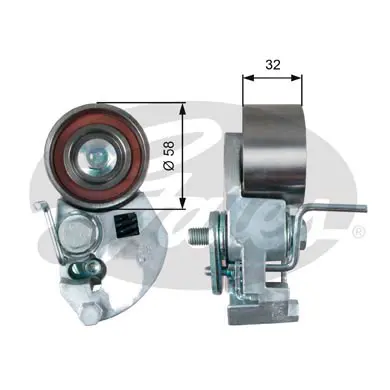 PG tensioners T43133 POWERGRIP TENSIONER Gates 