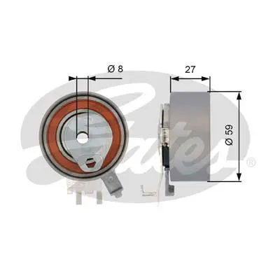 PG tensioners T43139 POWERGRIP TENSIONER Gates 