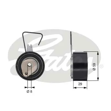 PG tensioners T43141 POWERGRIP TENSIONER Gates 