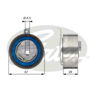 PG tensioners T43152 POWERGRIP TENSIONER Gates 