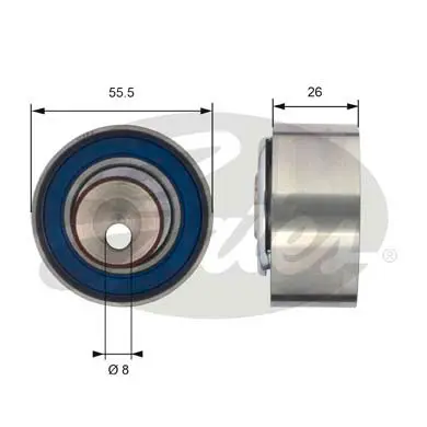 PG tensioners T43156 POWERGRIP TENSIONER Gates 