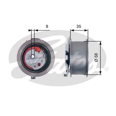 PG tensioners T43181 PG TENSIONER PULLEY Gates 