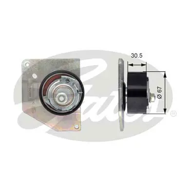 PG tensioners T43207 POWERGRIP TENSIONER Gates 