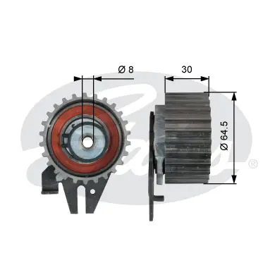 PG tensioners T43239 POWERGRIP TENSIONER Gates 