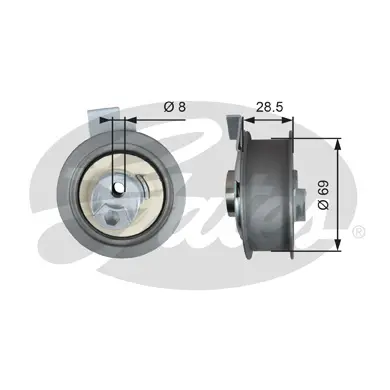 PG tensioners T43242 POWERGRIP TENSIONER Gates 