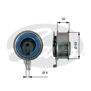PG tensioners T43245 POWERGRIP TENSIONER Gates 