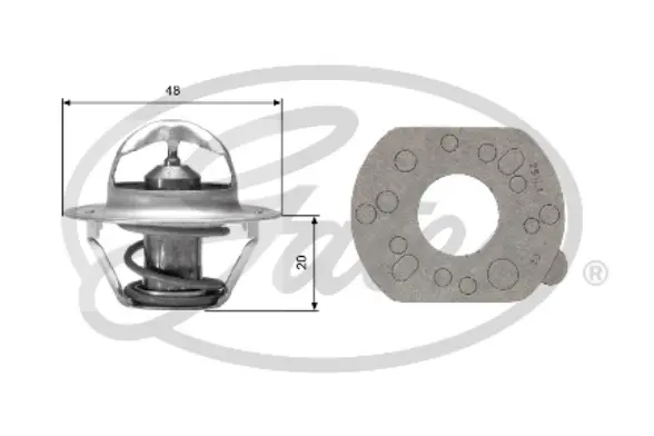 THERMOSTATS TH00382G1 TH00382G1 THERMOSTAT           Gates 