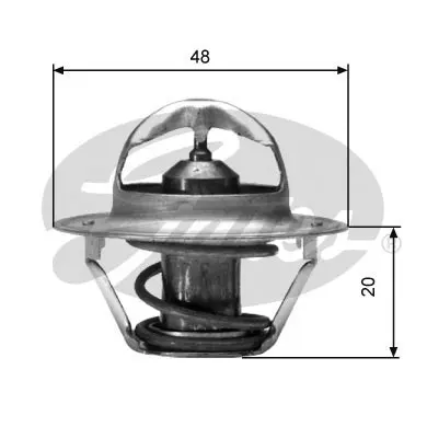 THERMOSTATS TH00388G1 TH00388G1 THERMOSTAT           Gates 