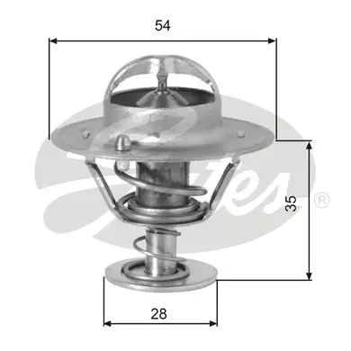 THERMOSTATS TH00782G1 TH00782G1 THERMOSTAT           Gates 