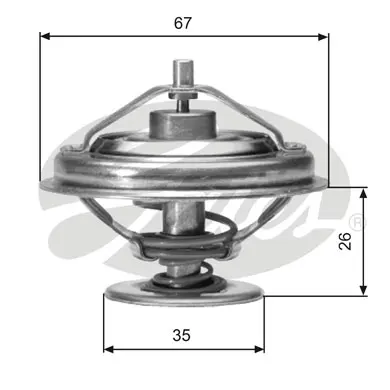 THERMOSTATS TH01880G1 TH01880G1 THERMOSTAT           Gates 