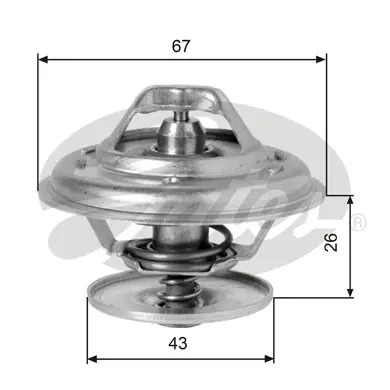 THERMOSTATS TH01975G1 TH01975G1 THERMOSTAT           Gates 