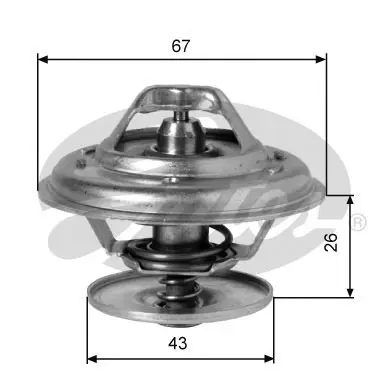 THERMOSTATS HEAVY DUTY TH01982G1 TH01982G1 THERMOSTAT           Gates 