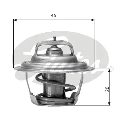THERMOSTATS TH02791G1 TH02791G1 THERMOSTAT           Gates 
