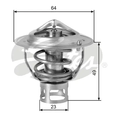 THERMOSTATS TH04077 TH04077 THERMOSTAT             Gates 