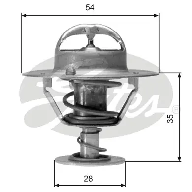 THERMOSTATS TH04277 TH04277 THERMOSTAT             Gates 