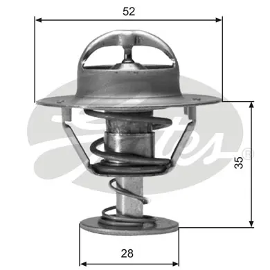 THERMOSTATS TH04382G1 TH04382G1 THERMOSTAT           Gates 