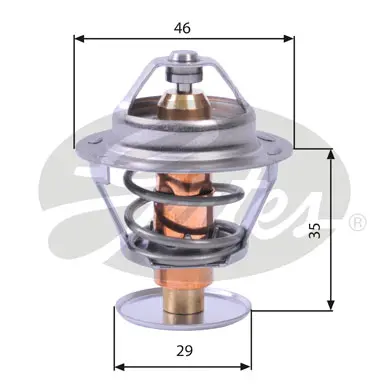 THERMOSTATS TH10482G1 TH10482G1 THERMOSTAT           Gates 