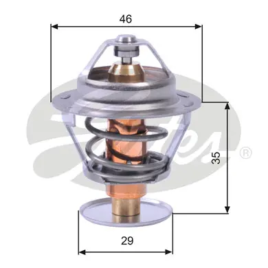 THERMOSTATS TH10489G1 TH10489G1 THERMOSTAT           Gates 