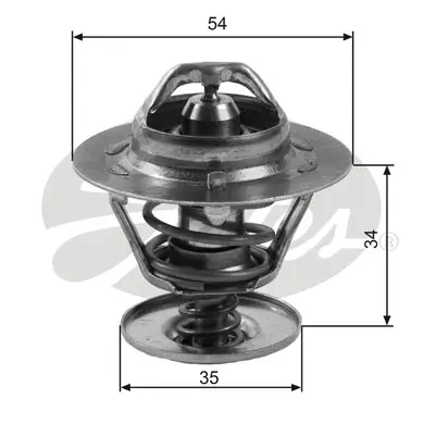 THERMOSTATS TH11383G1 TH11383G1 THERMOSTAT           Gates 