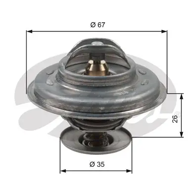 THERMOSTATS TH11687G1 TH11687G1 THERMOSTAT           Gates 