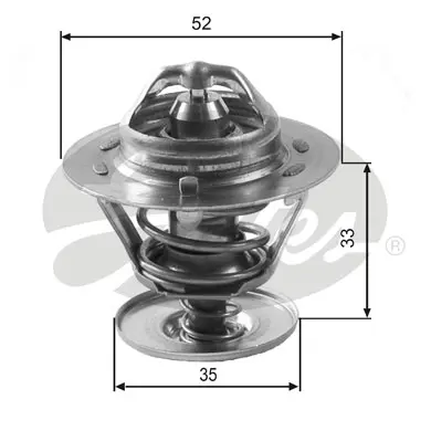 THERMOSTATS TH12588G1 TH12588G1 THERMOSTAT           Gates 