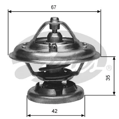 THERMOSTATS TH12685G1 TH12685G1 THERMOSTAT           Gates 