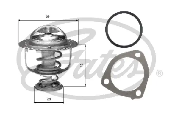 THERMOSTATS TH31276G1 TH31276G1 THERMOSTAT           Gates 