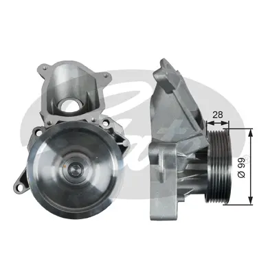 WP WP0127 WATERPUMP Gates 