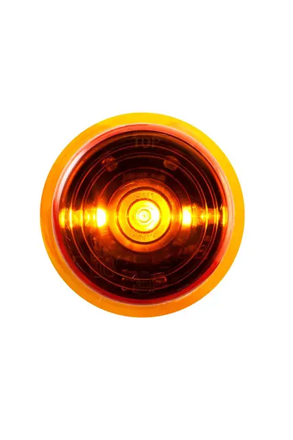 Glass Orange 5 LED 5m Kabel Gylle 
