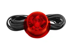 Glass Rødt 6 LED 5m Kabel Gylle
