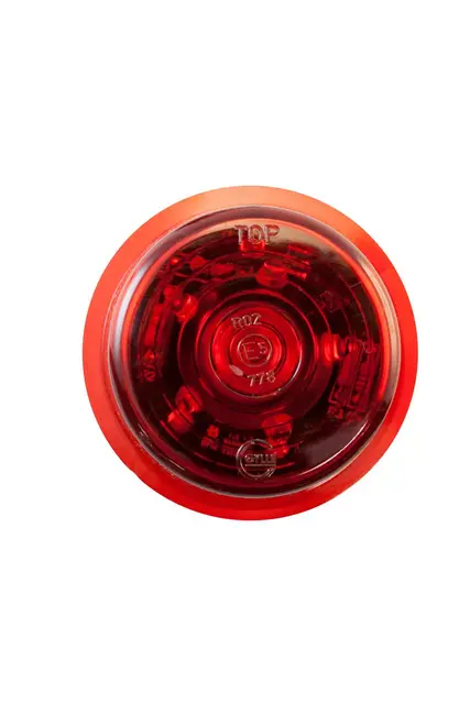 Glass Rødt 6 LED 5m Kabel Gylle 