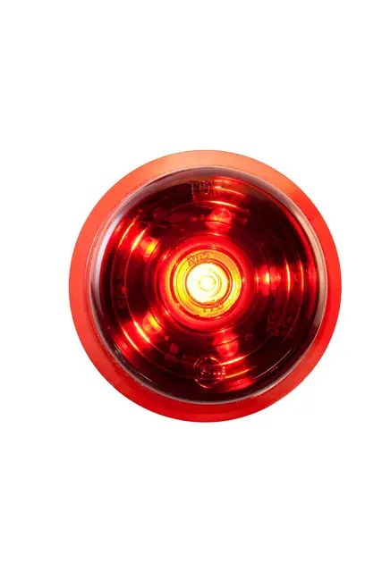 Glass Rødt 6 LED 5m Kabel Gylle 