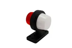 MARK.LYKT, RØD/HVIT, KORT ARM GYLLE