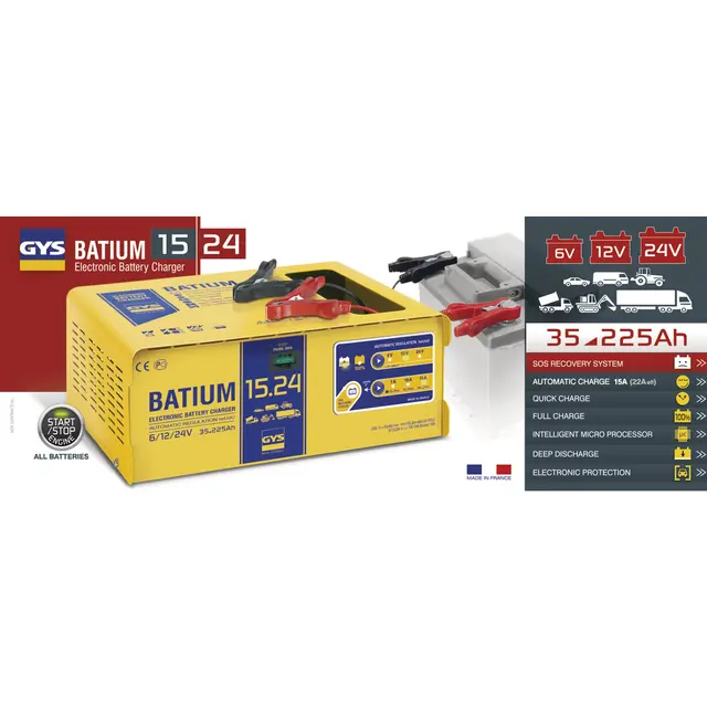 Batterilader BATIUM 15.24 Gys 
