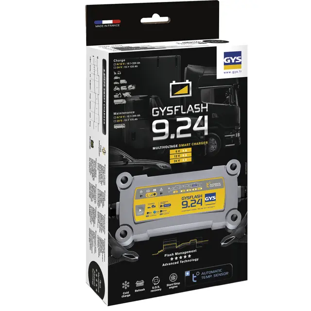 BATTERILADER GYSFLASH 9.24 