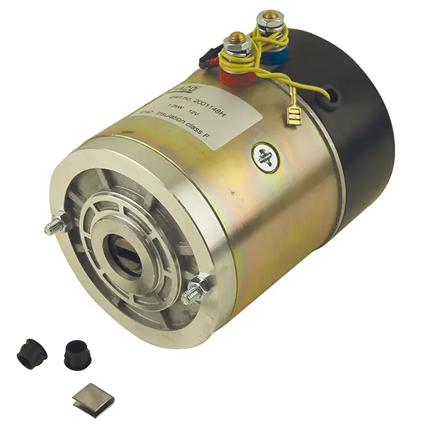 Motor 1,2kW 12V closed female clockwise Dhollandia 
