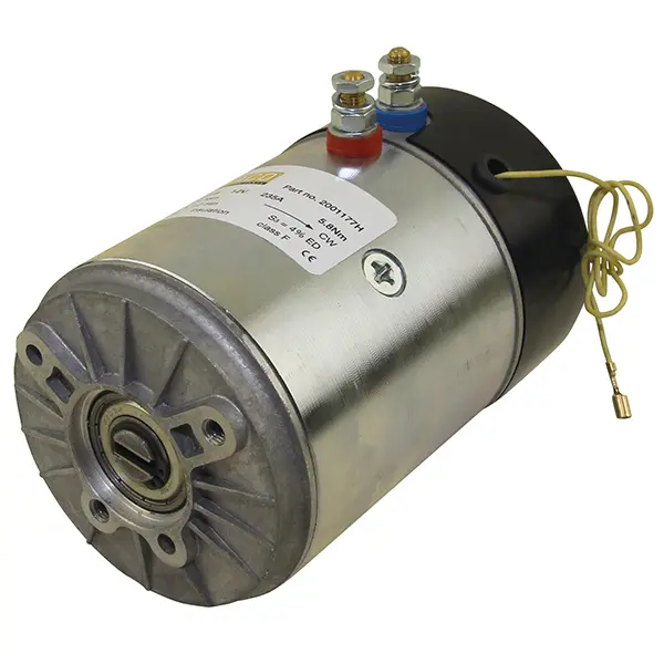 Motor 1,6kW 12V closed female clockwise Zepro 
