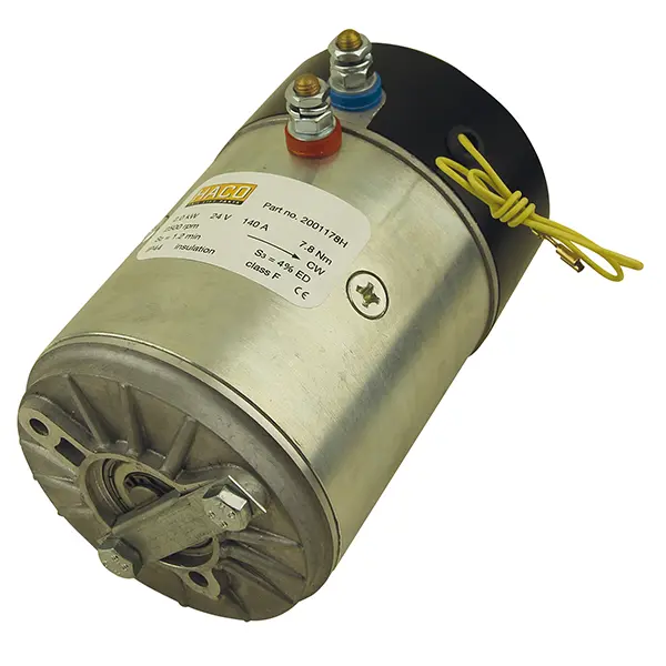 Motor 2,0kW 24V closed female clockwise Zepro / Dhollandia 