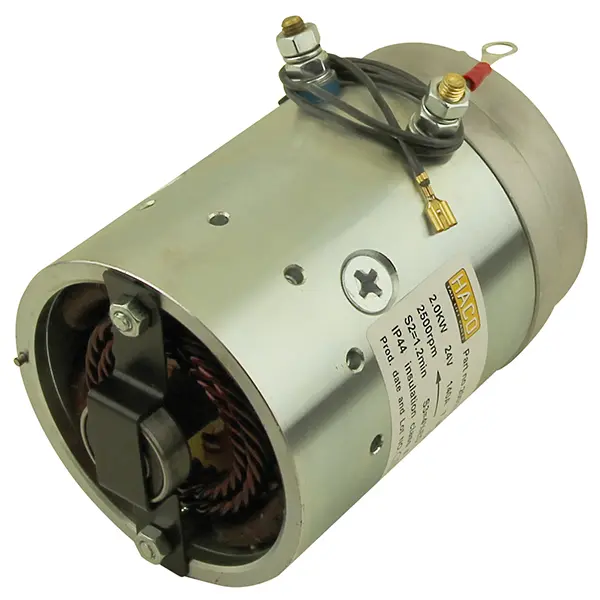 Motor 2,0kW 24V open female counterclock Zepro, Bär Cargolift 
