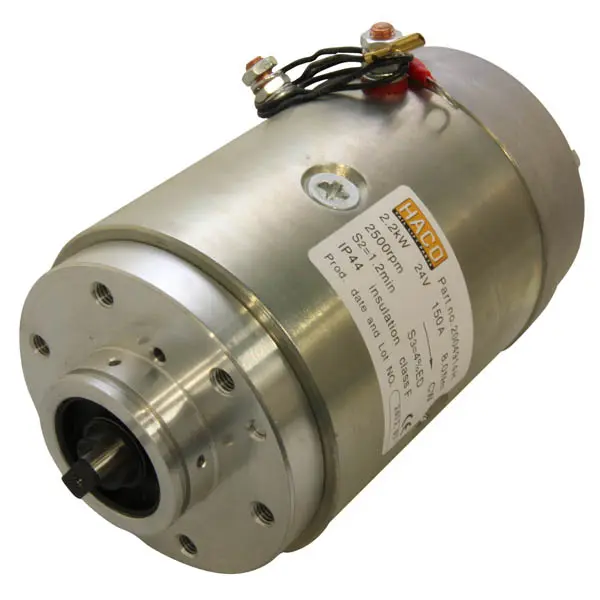 Motor 2,0kW 24V closed male clockwise HA MBB Palfinger 
